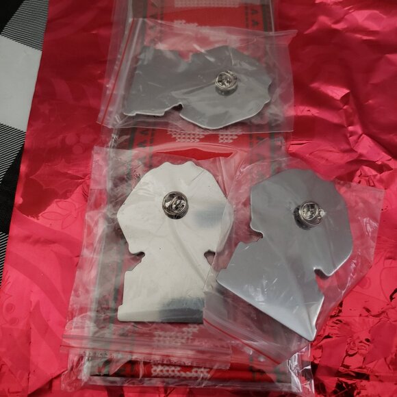 UGLY SWEATER Christmas party AWARD RIBBON Pins 3pcs 1st 2nd 3rd Place - Picture 2 of 4